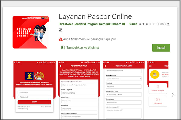 membuat paspor online