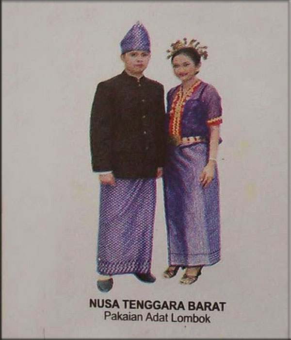 Pakaian adat tradisional dari Lombok, Provinsi Nusa Tenggara Barat