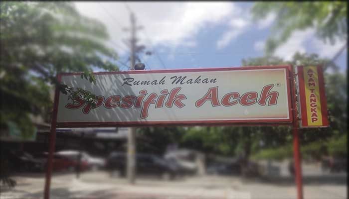Rumah Makan Spesifik Aceh