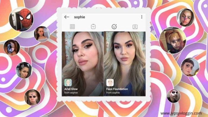 filter make up di IG