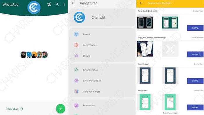 Aplikasi whatsapp MOD